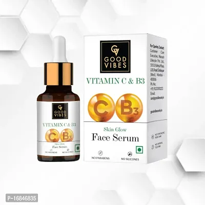 Good ViBES oli control naturally glowing skin vitamin C  B3 face serum 30 ml-thumb0