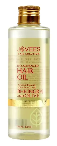 Jovees Bhringraj  Olive Intensive Restructuring Hair Oil 100 ml-thumb0