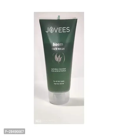 Jovees Neem Face Wash for Acne and Pimples - 120ml-thumb2