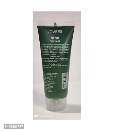 Jovees Neem Face Wash for Acne and Pimples - 120ml-thumb3