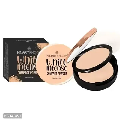 Hilary Rhoda 2 in 1 White Intense Compact Powder, Long Wear Easily Blendable Compact Powder for Face Makeup (Shade-03)-thumb0