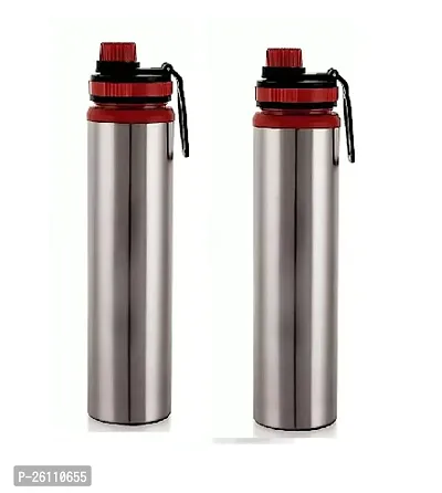 Stylish Stainless Steel Water Bottle Pack Of 2