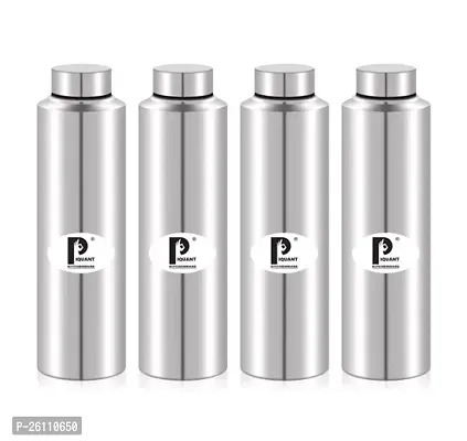 Stylish Stainless Steel Water Bottle Pack Of 4