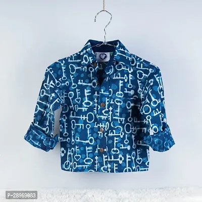 Stylish Cotton Printed Shirt For Boys-thumb0