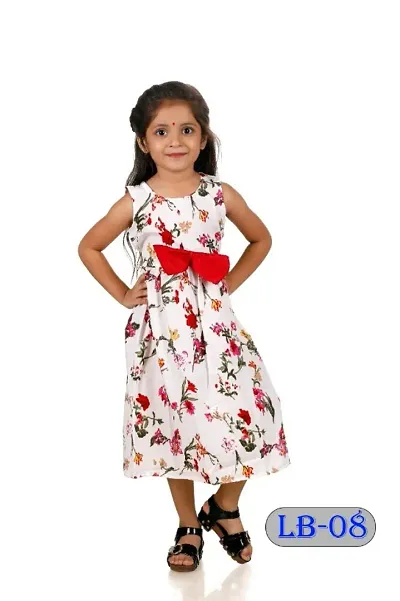 Girls Stylish Crepe Dress