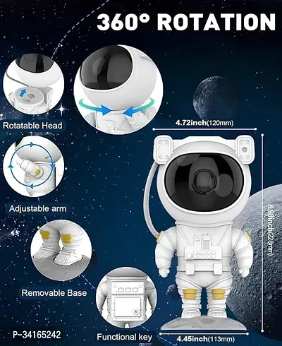 Astronaut Galaxy Projector with Remote Control - 360deg-thumb2