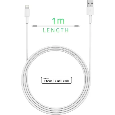 USB Cable Compatible for iPhone 6/6S/7/7+/8/8+/10/11, iPad Air/Mini, iPod and iOS Devices