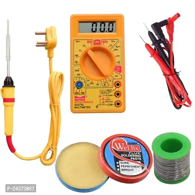 25Watt Soldering Iron | Wire | Digital MultiMeter | Paste-thumb0