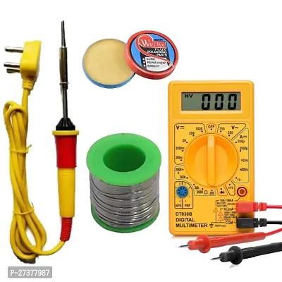 25 Watt Soldering Iron Digital Multimeter Wire Paste