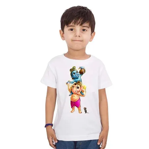 Boys Graphic Print Polycotton T Shirtnbsp;