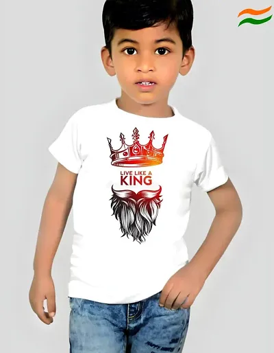 Boys Graphic Print Polycotton T Shirtnbsp;