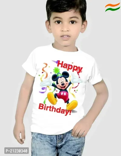 Boys Graphic Print Polycotton T Shirtnbsp;