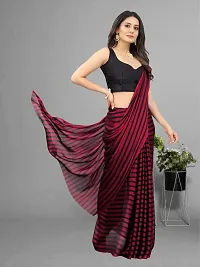 Elegant Red Art Silk Saree with Blouse piece For Women-thumb3