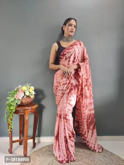 Elegant Multicoloured Art Silk Saree with Blouse piece For Women-thumb3