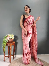 Elegant Multicoloured Art Silk Saree with Blouse piece For Women-thumb3