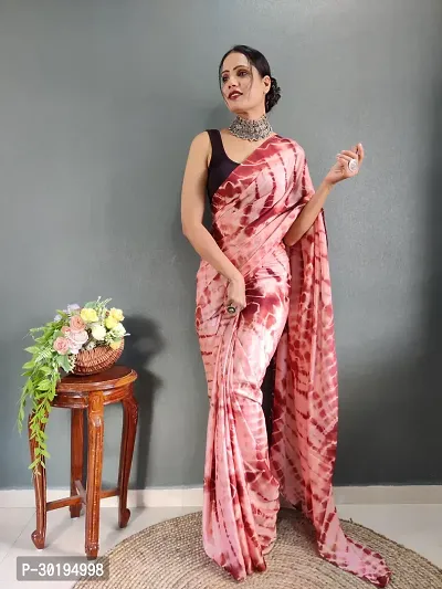 Elegant Multicoloured Art Silk Saree with Blouse piece For Women-thumb4