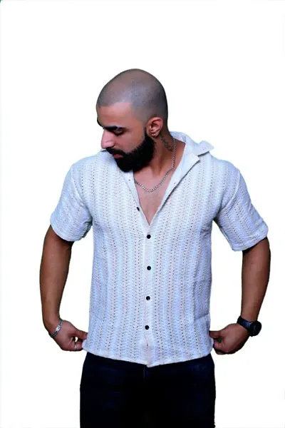 Classic Linen Half Sleeves Casual Shirt For Men