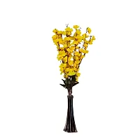 Artificial Yellow Orchid Flower Bunch-thumb1