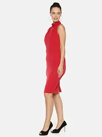 Women's AARA Womens Notch Neck Sheath Dress-thumb1