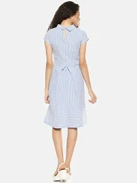 Women's Stripe Collar Dress-thumb2