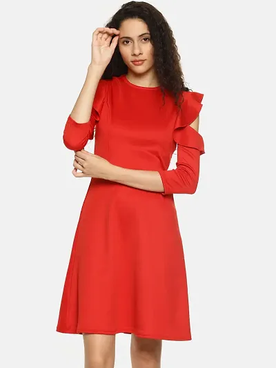 Trendy Red Dress for Women