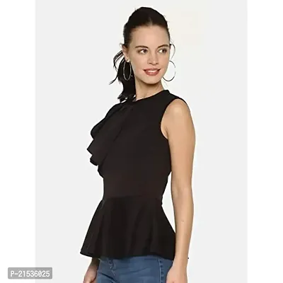 AARA Women's Round Neck and Sleeveless Top-thumb3