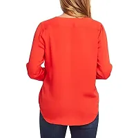 Fickle Women's Regular Fit Shirt (59359962_Red M)-thumb1