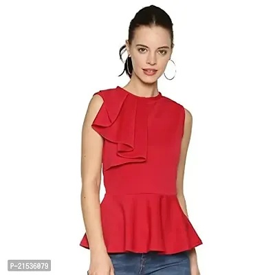 AARA Women's Round Neck and Sleeveless Top-thumb1