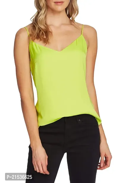 Fickle Women's Regular Fit Shirt (58725068_Chrome Lime L)