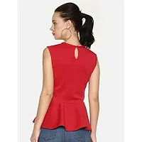 AARA Women's Round Neck and Sleeveless Top-thumb3