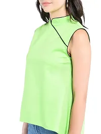 AARA Women's Cotton Western Standard Length Shirt (20180062_Green_S)-thumb3