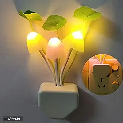 Mushroom Lamp Automatic Sensor Light Multi-Color Changing Best Night Avatar LED Bulbs, Pack of 1-thumb0