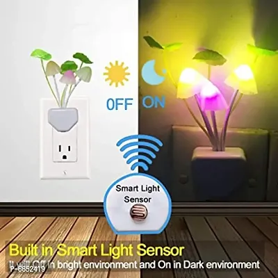 Mushroom Lamp Automatic Sensor Light Multi-Color Changing Best Night Avatar LED Bulbs, Pack of 1-thumb2