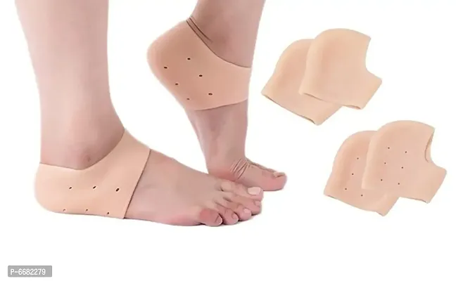Anti crack heel for men and women,Silic-2 Pair-thumb2