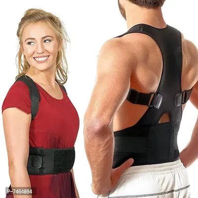 Posture Corrector for Men and Women | Back Brace Provides Pain Relief for Neck, Back, and Shoulders, Support Trainer for Body Correction-Free Size-thumb0