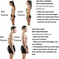 Posture Corrector Adjustable Belt Clavicle Brace for Back Pain Back  Abdomen Back Support-Unisex-Free Size-thumb2