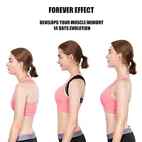 Posture Corrector for Women and Men, Adjustable Upper Back Brace, Breathable Back Support straightener, Providing Pain Relief from Lumbar, Neck, Shoulder, and Clavicle, (Free Size)-thumb1