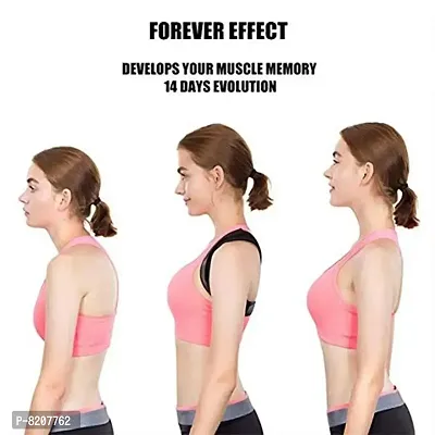 Posture Corrector for Women and Men, Adjustable Upper Back Brace, Breathable Back Support straightener, Providing Pain Relief from Lumbar, Neck, Shoulder, and Clavicle, (Free Size)-thumb2