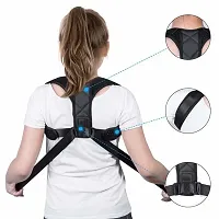Posture Corrector for Women and Men, Adjustable Upper Back Brace, Breathable Back Support straightener, Providing Pain Relief from Lumbar, Neck, Shoulder, and Clavicle, (Free Size)-thumb3