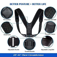 Posture Corrector for Women and Men, Adjustable Upper Back Brace, Breathable Back Support straightener, Providing Pain Relief from Lumbar, Neck, Shoulder, and Clavicle, (Free Size)-thumb4