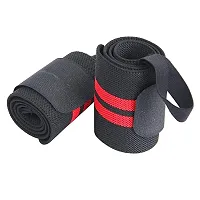 Wrist Supporter for Gym Wrist Band for Men Gym  Women with Thumb Loop Straps - Wrist Wrap Gym Accessories for Men  Women Hand Grip  Wrist Support Sports Straps for Gym, Weightlifting-1 pair-thumb1
