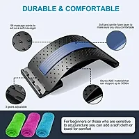 Back Pain Relief Product Back Stretcher, Spinal Curve Back Relaxation Device, Multi-Level Lumbar Region Back Support for Lower  Upper Muscle Pain Relief, Back Massager for Bed Chair  Car-thumb1