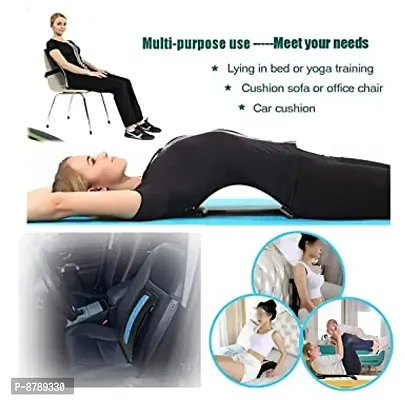Back Pain Relief Product Back Stretcher, Spinal Curve Back Relaxation Device, Multi-Level Lumbar Region Back Support for Lower  Upper Muscle Pain Relief, Back Massager for Bed Chair  Car-thumb5
