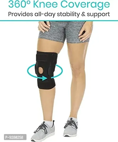 Functional Knee Support | Provides moderate support  stability to the Knee | Color - Black-1 Pair-thumb4
