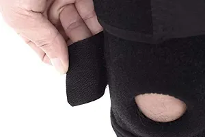 Adjustable Knee Cap Support Sports, Knee Brace Gym, Running and Walking Joint Knee Pain Relief Men  Women Free Size-1 Pair-thumb1