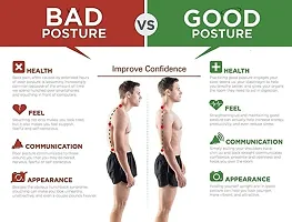 Mens, Womens Back Brace Posture Corrector Therapy Shoulder Belt-thumb1
