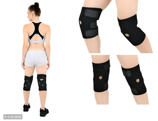 Knee Cap - Knee Support with Anti Slip Design, Adjustable, Breathable Neoprene Knee Brace for Arthritis, Pain Relief-1 Pair-thumb4
