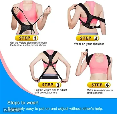 Posture Belt For Back Support Men  Women Back Brace Posture Corrector Belt for Full Back Pain Relief-thumb4