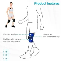 Knee Brace Protector Hand Grip/Fitness Grip  (Black)-1 pair-thumb1