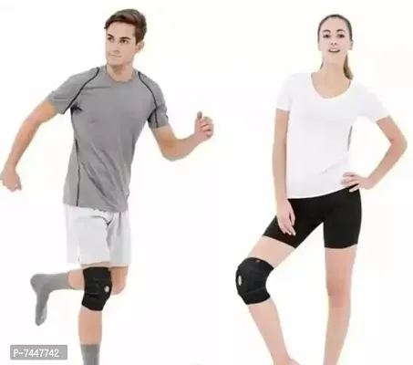 Knee Support, Open-Patella Brace for Arthritis, Joint Pain Relief, Injury Recovery with Adjustable Strapping  With Breathable Neoprene Material-1 Pair-thumb4